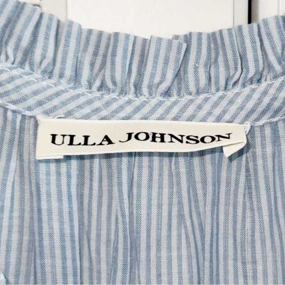 Ulla Johnson Striped Virginie Dress Blue White Maxi Lined Size 2 Women's Coastal - Picture 9 of 16